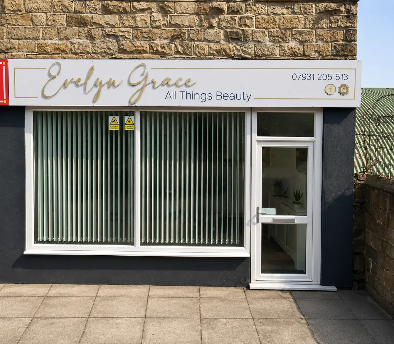 Evelyn Grace All Things Beauty exterior, home of Janet Taylor Aesthetics in Wath upon Dearne